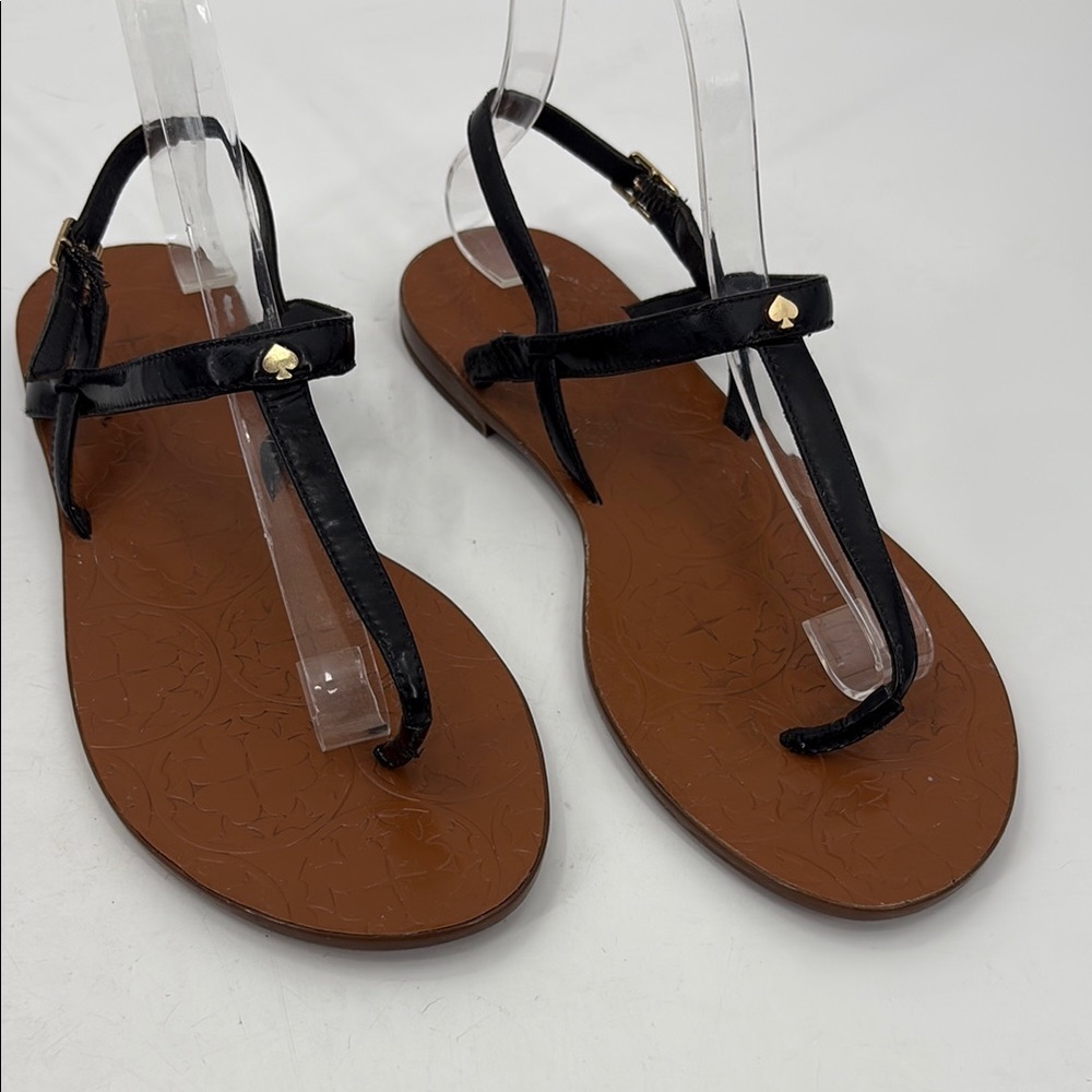 Kate Spade Citrine Strappy Black Sandal - Size 8 1/2